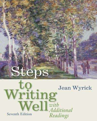 Book cover of Steps to Writing Well with Additional Readings (7th edition)