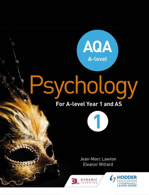 Book cover of AQA A-level Psychology Book 1
