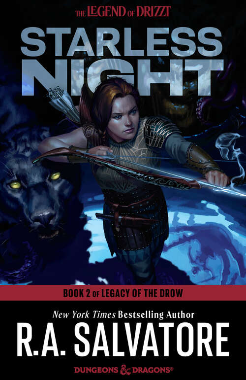 Book cover of Starless Night: The Legend of Drizzt (The Legend of Drizzt #8)