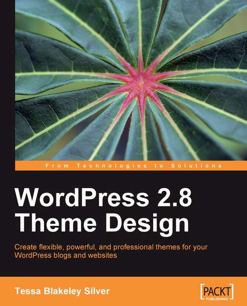 Book cover of WordPress 2.8 Theme Design