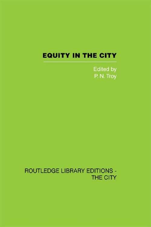 Book cover of Equity in the City