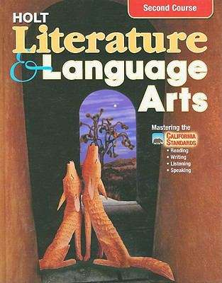Book cover of Literature of Language Arts: Second Course (California Edition)