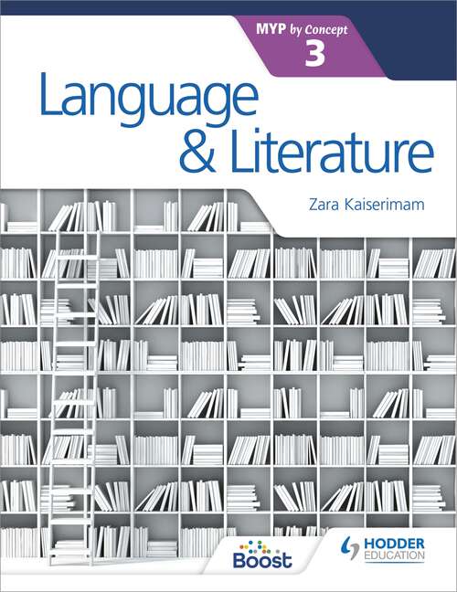 Book cover of Language and Literature for the IB MYP 3