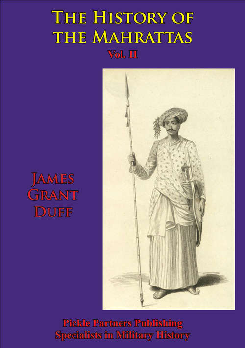 Book cover of The History Of The Mahrattas - Vol II (The History Of The Mahrattas #2)