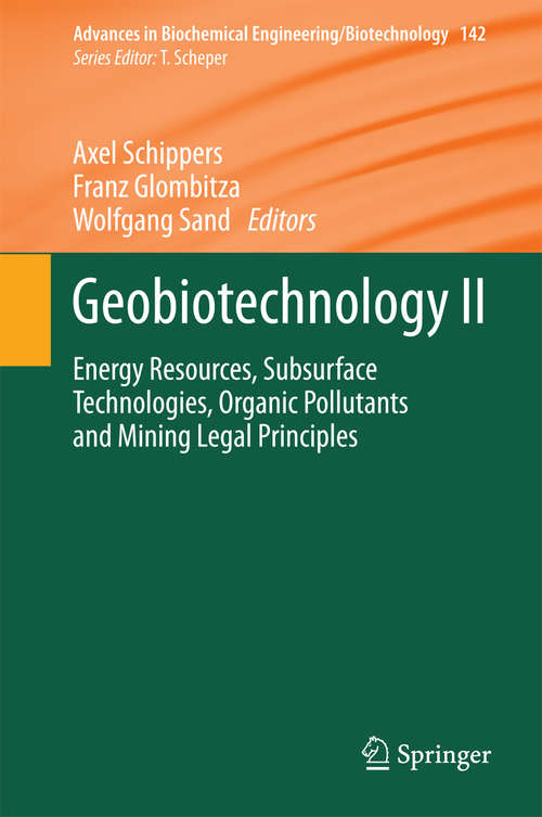 Book cover of Geobiotechnology II