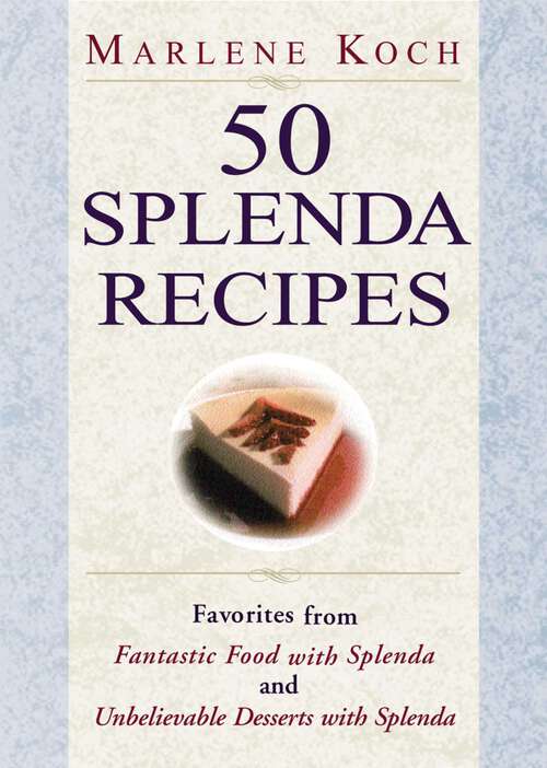 Book cover of 50 Splenda Recipes