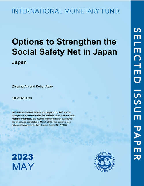 Book cover of Options to Strengthen the Social Safety Net in Japan: Japan