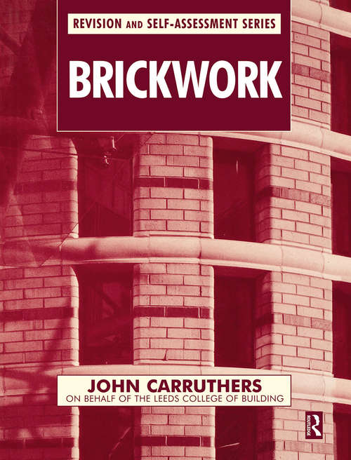 Book cover of Brickwork