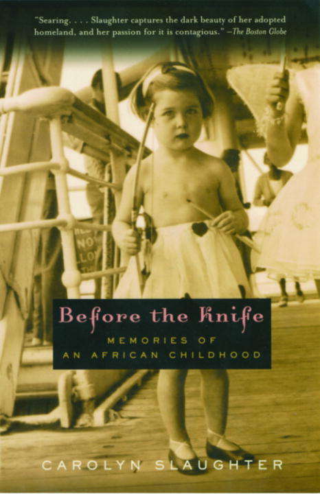 Book cover of Before the Knife