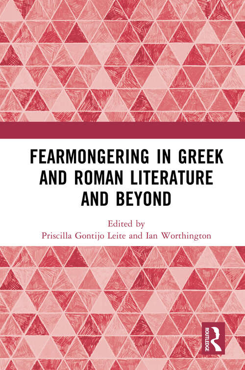 Book cover of Fearmongering in Greek and Roman Literature and Beyond (1)
