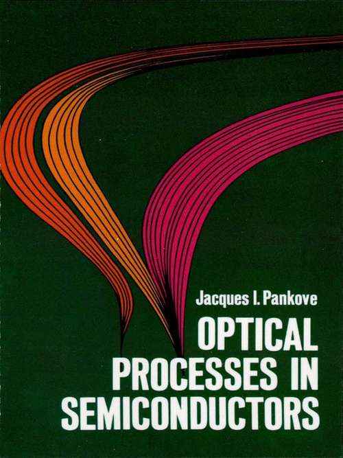 Book cover of Optical Processes in Semiconductors