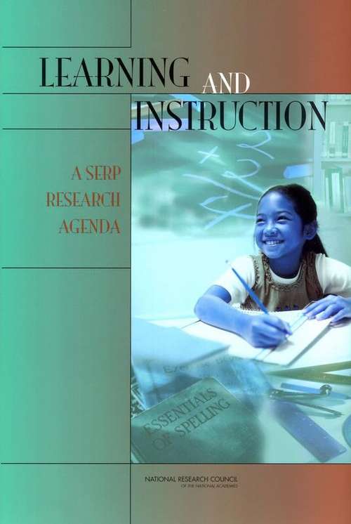Book cover of Learning And Instruction: A Serp Research Agenda