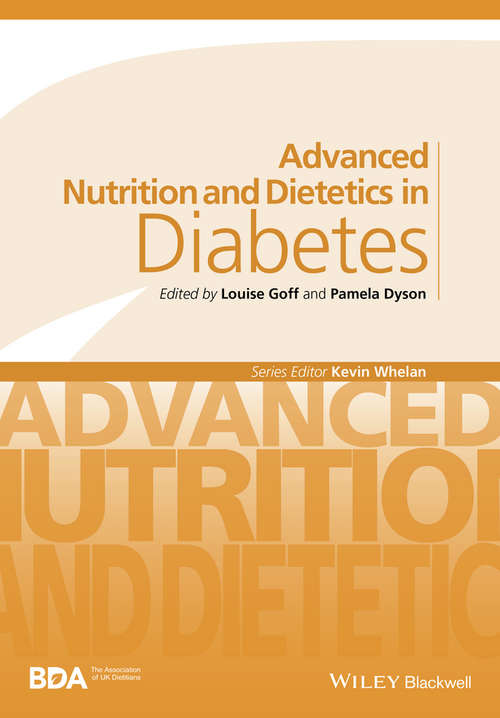 Book cover of Advanced Nutrition and Dietetics in Diabetes