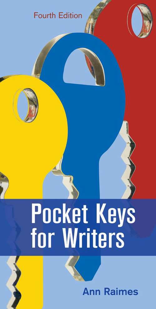Book cover of Pocket Keys for Writers (4th edition)