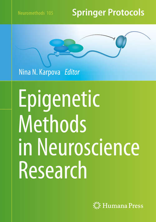 Book cover of Epigenetic Methods in Neuroscience Research