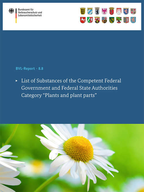 Book cover of List of Substances of the Competent Federal Government and Federal State Authorities