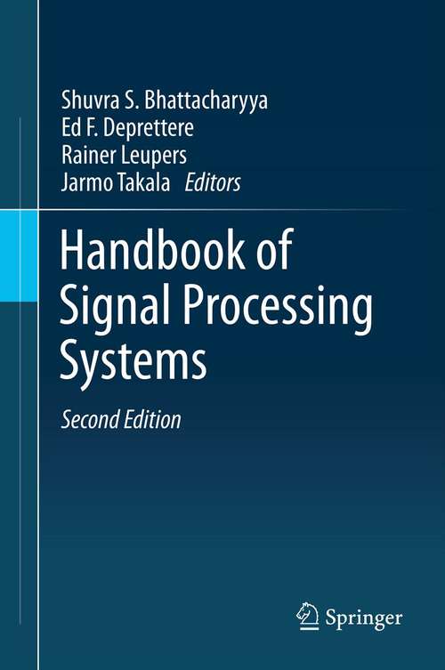 Book cover of Handbook of Signal Processing Systems