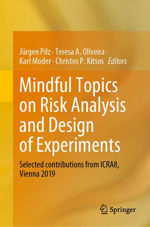 Cover image of Mindful Topics on Risk Analysis and Design of Experiments