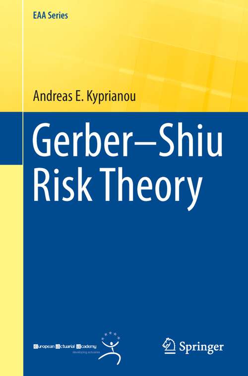 Book cover of Gerber-Shiu Risk Theory