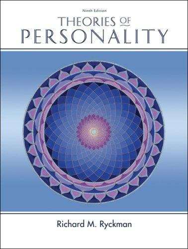 Book cover of Theories of Personality (Ninth Edition)