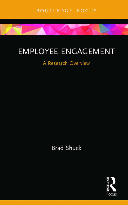 Book cover of Employee Engagement: A Research Overview (State of the Art in Business Research)