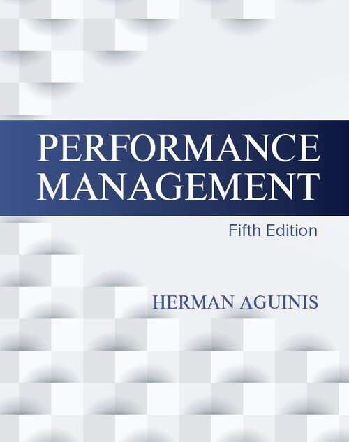 Book cover of Performance Management (Fifth Edition)