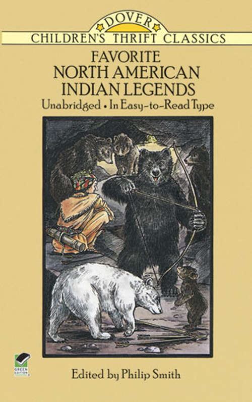 Book cover of Favorite North American Indian Legends (Dover Children's Thrift Classics)