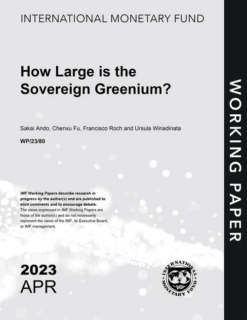 Book cover of How Large is the Sovereign Greenium?