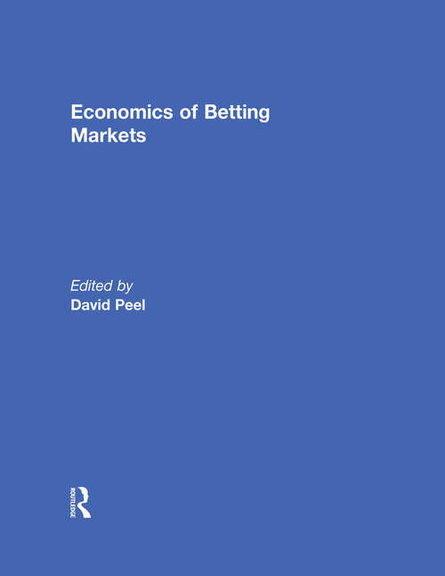 Book cover of Economics of Betting Markets