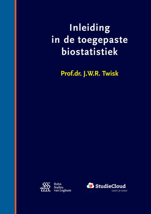 Book cover of Inleiding in de toegepaste biostatistiek (4th ed. 2016)