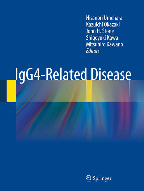 Book cover of IgG4-Related Disease