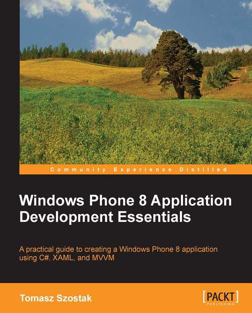 Book cover of Windows Phone 8 Application Development Essentials