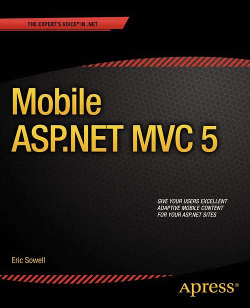 Book cover of Mobile ASP.NET MVC 5