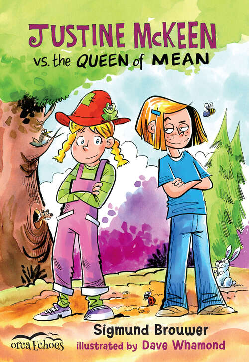 Book cover of Justine Mckeen vs. the Queen of Mean (Orca Echoes)