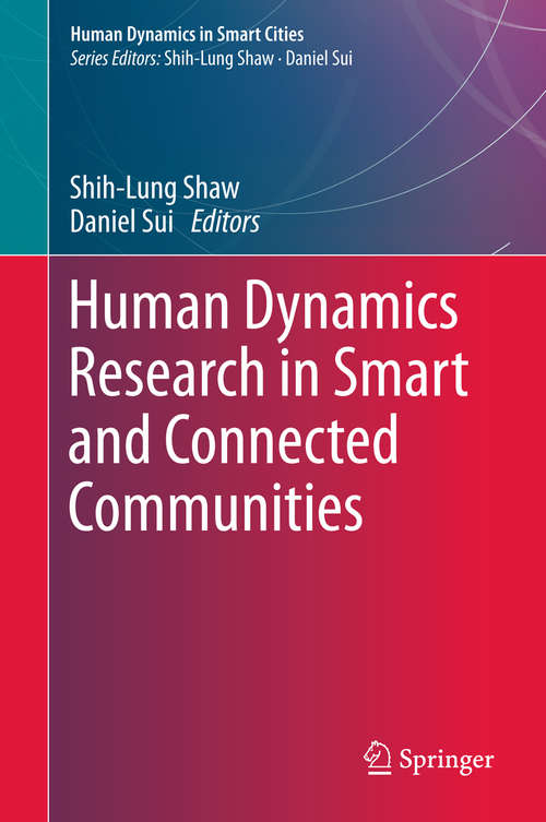 Book cover of Human Dynamics Research in Smart and Connected Communities