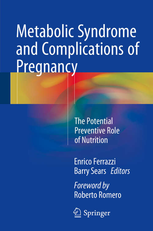 Book cover of Metabolic Syndrome and Complications of Pregnancy