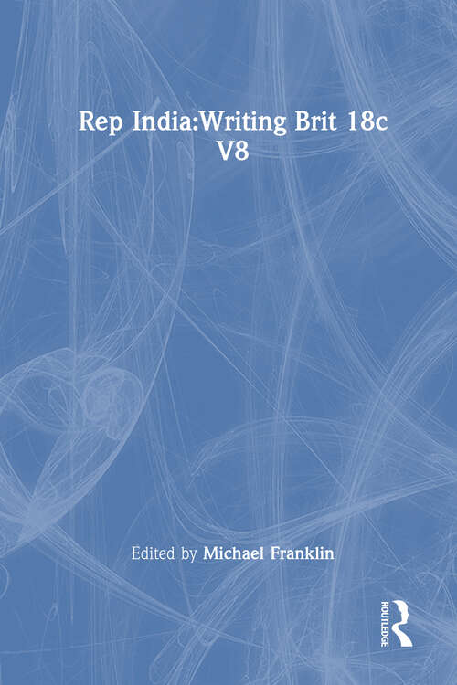 Representing India: Volume VIII