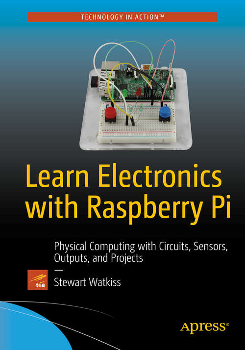 Book cover of Learn Electronics with Raspberry Pi