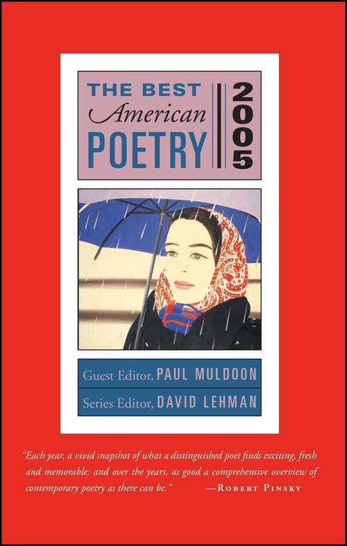 The Best American Poetry 2005