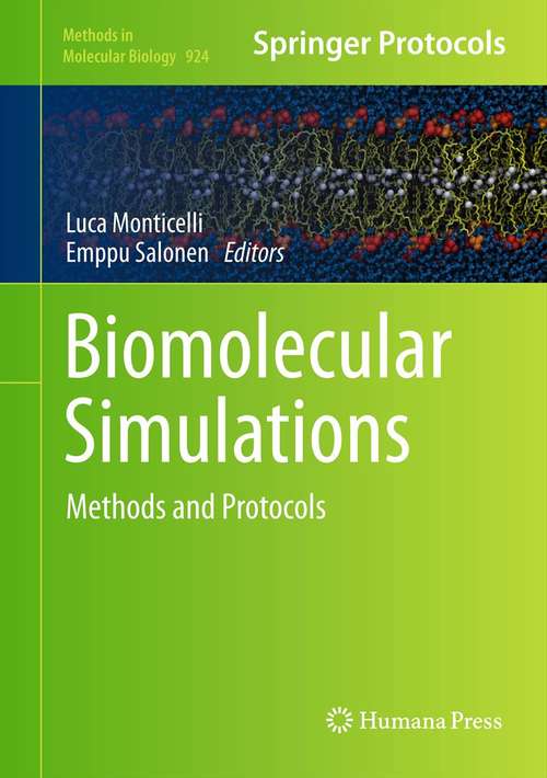 Book cover of Biomolecular Simulations