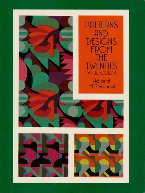 Book cover of Patterns and Designs from the Twenties in Full Color