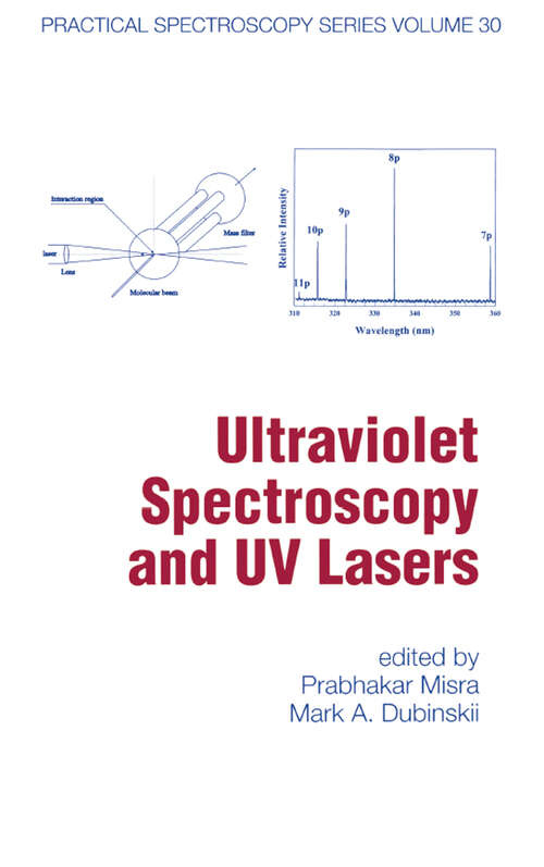 Book cover of Ultraviolet Spectroscopy And Uv Lasers (1)