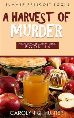 Book cover of A Harvest of Murder (Pies and Pages Cozy Mysteries #14)