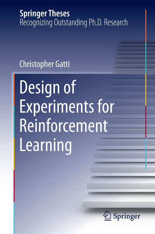 Book cover of Design of Experiments for Reinforcement Learning