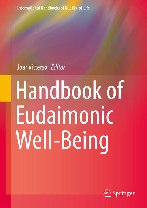 Book cover of Handbook of Eudaimonic Well-Being