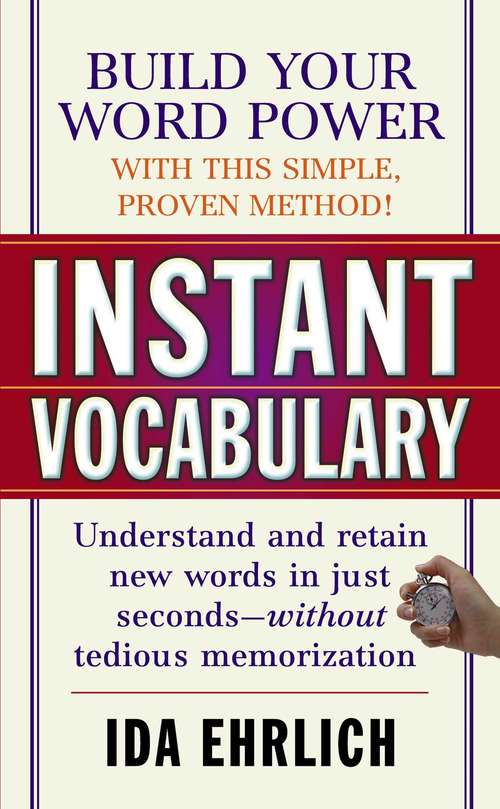 Book cover of Instant Vocabulary