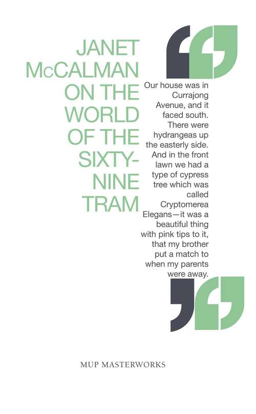 Book cover of On The World Of The Sixty-Nine Tram