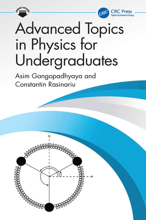 Book cover of Advanced Topics in Physics for Undergraduates (1)