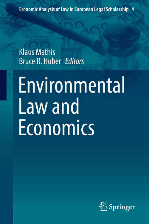 Book cover of Environmental Law and Economics