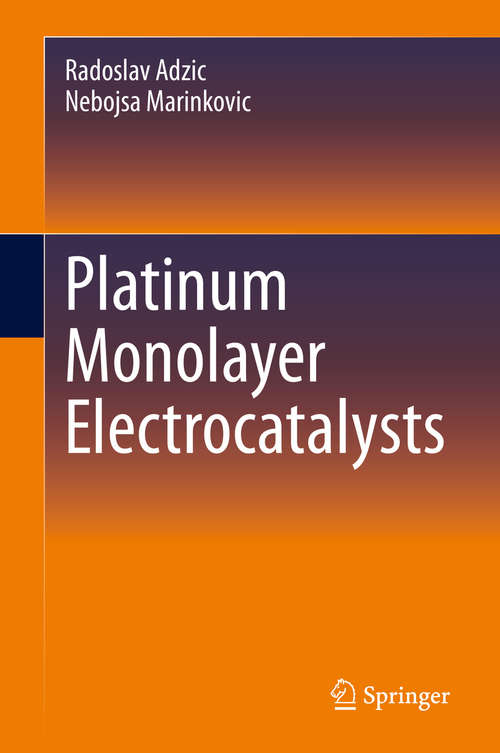 Book cover of Platinum Monolayer Electrocatalysts (1st ed. 2020)